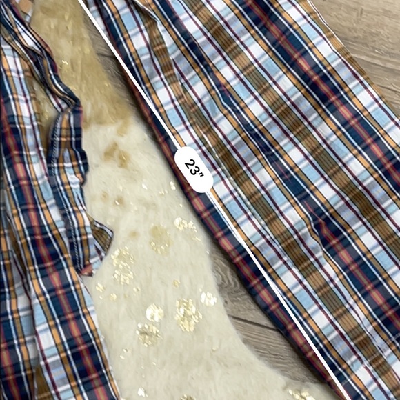 J. Crew paperbag tie waist plaid pants - Picture 6 of 7